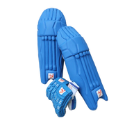 DS Blue Cricket Pads & Gloves Set DS Sports
